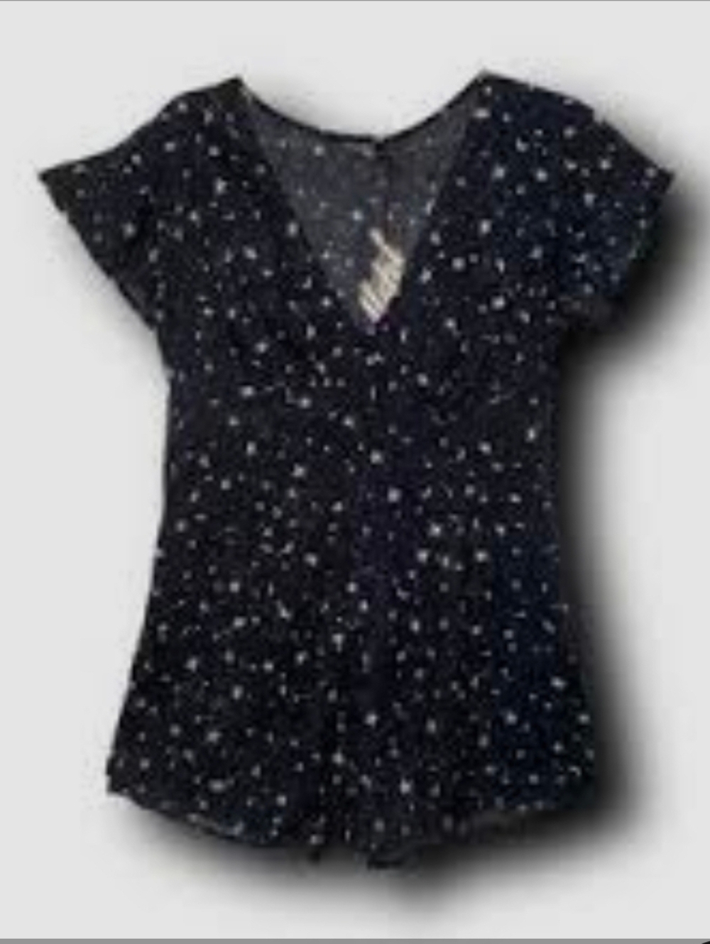 Motel Rocks Cosmo Rayon Romper In Ditsy Cosmos NWT - Picture 2 of 7
